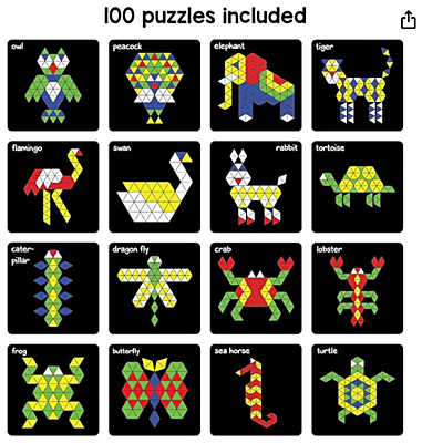 jr.Magnetic puzzles (age 5+) triangles | 500+ designs |